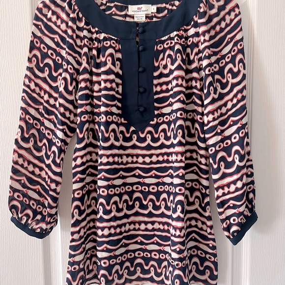 Vineyards Vines | Pink & Navy Tunic size Small - Picture 5 of 10